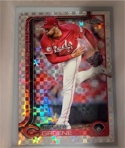 2025 Topps Chrome #91 Hunter Greene — front