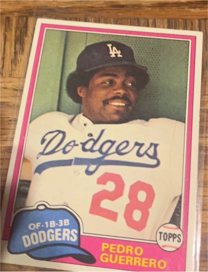 1981 Topps #651 Pedro Guerrero — front