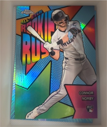 2025 Topps Chrome #CERR-15 Connor Norby All-Etch Rookie Rush — front