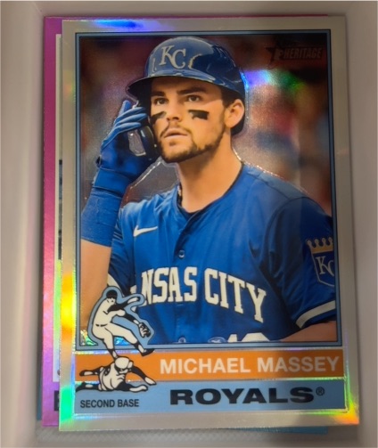 2025 Topps Heritage #99 Michael Massey — front