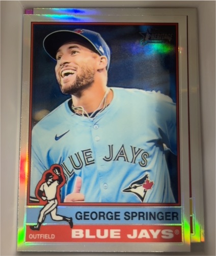 2025 Topps Heritage #393 George Springer — front