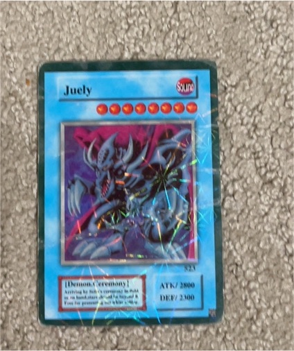 1996 Yu-Gi-Oh! #282 Jucly — front