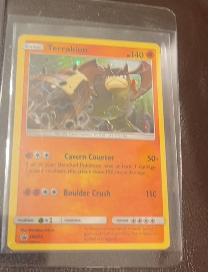 2017 Pokémon TCG SM223 Terrakion — front