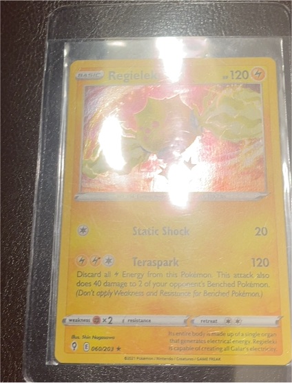 2021 Pokémon TCG Evolving Skies #060 Regieleki — front