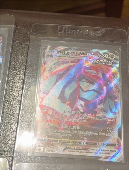 2021 Pokemon TCG Chilling Reign #113 Metagross VMAX — front