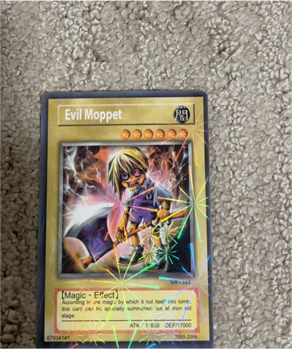 2005-2006 Yu-Gi-Oh! MR-385 Evil Moppet — front