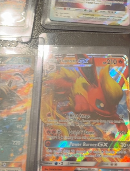 2018 Pokemon SM171 Flareon GX — front