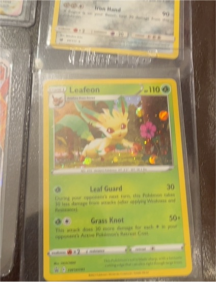 2020 Pokémon SWSH #SWSH191 Leafeon — front