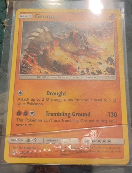 2016 Pokemon #2 Groudon — front
