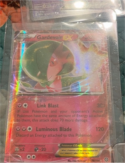 2016 Pokémon TCG XY Steam Siege #78 Gardevoir EX — front