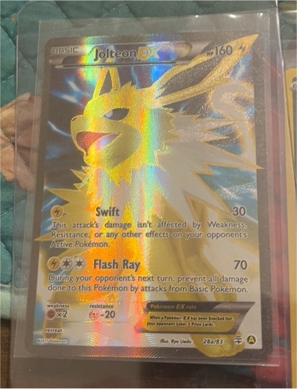 2017 Pokémon Generations #28a Jolteon EX — front