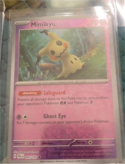 2023 Pokémon SV: Paldean Fates #037 Mimikyu — front