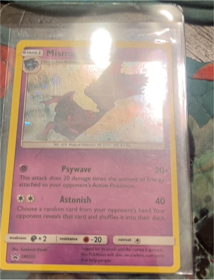 2014 Pokémon SM Black Star Promo #SM222 Mismagius — front