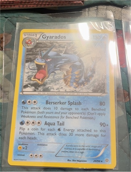 2015 Pokemon #20 Gyarados — front