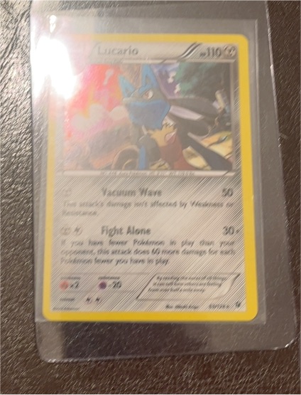 2016 Pokemon TCG #63 Lucario — front