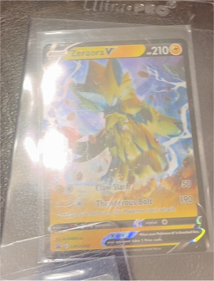 2021 Pokémon TCG SWSH263 Zeraora V — front