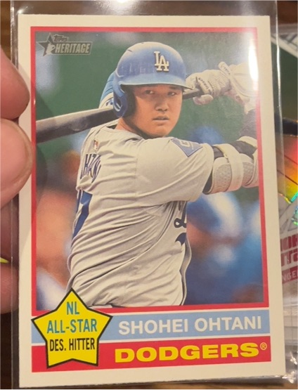 2025 Topps Heritage #148 Shohei Ohtani — front