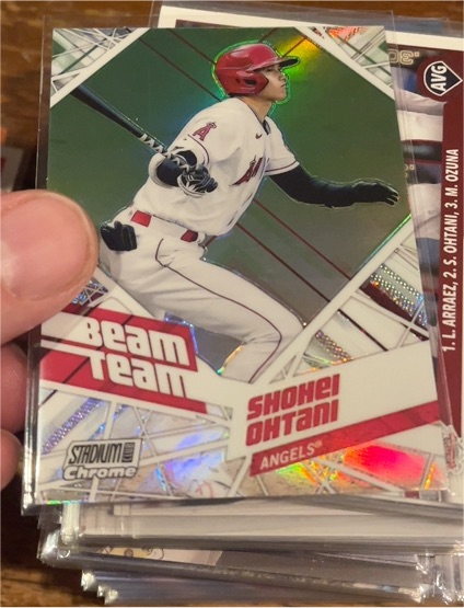 2021 Topps Stadium Club Chrome #BTC-3 Shohei Ohtani Beam Team — front