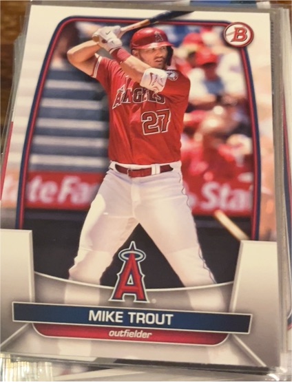 2023 Bowman #89 Mike Trout — front