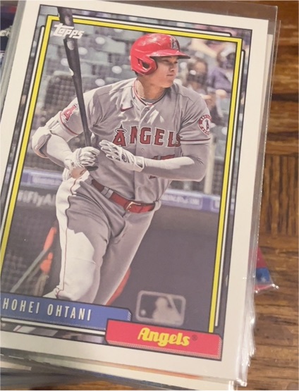 2021 Topps Update 1992 Topps Redux #T92-4 Shohei Ohtani — front
