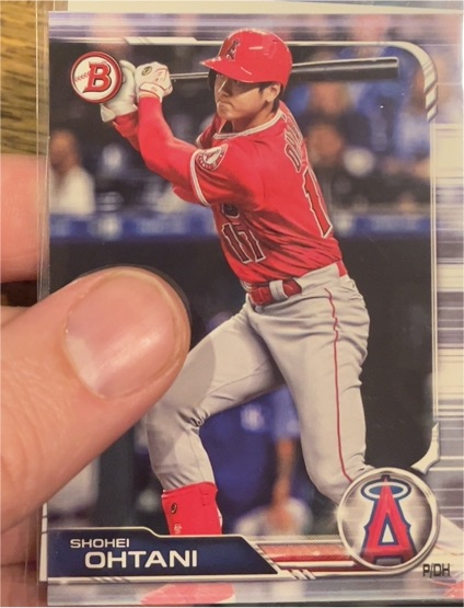 2019 Bowman #34 Shohei Ohtani — front