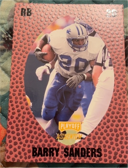 1998 Playoff Momentum Retail #192 Barry Sanders — front