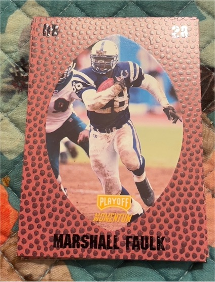 1998 Playoff Momentum Retail #72 Marshall Faulk — front