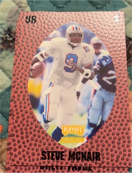 1998 Playoff Momentum Retail #158 Steve McNair — front