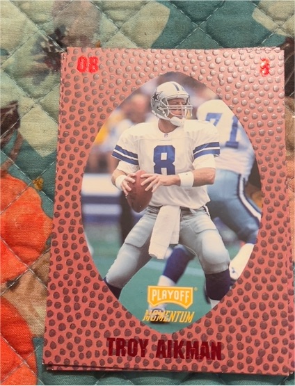 1998 Playoff Momentum Retail #2 Troy Aikman — front
