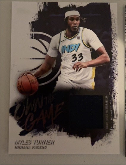 2025-26 Topps Own the Game #OTGA-MT Myles Turner — front