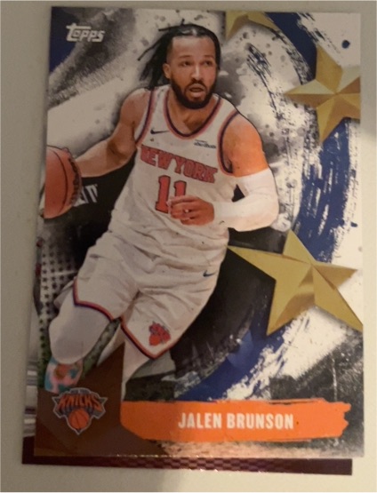 2025-26 Topps Stars of the NBA #SA-10 Jalen Brunson — front
