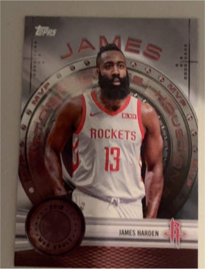 2025-26 Topps MVP Vault #MVP-4 James Harden — front