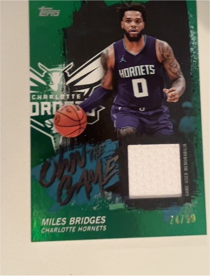 2025-26 Topps Own the Game #OTGA-MB Miles Bridges — front