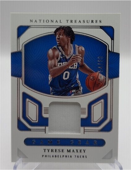 2022 Panini National Treasures #GG-TM Tyrese Maxey — front