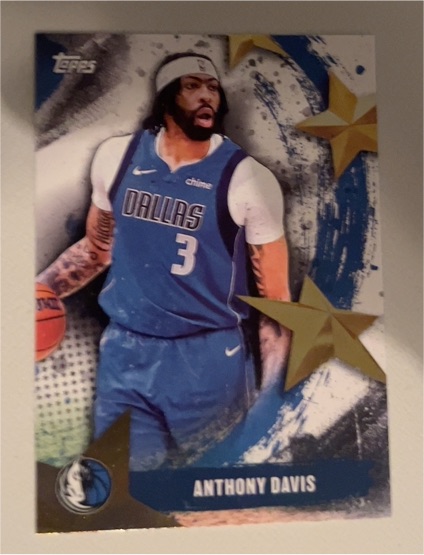 2025-26 Topps Stars of the NBA #SA-12 Anthony Davis — front