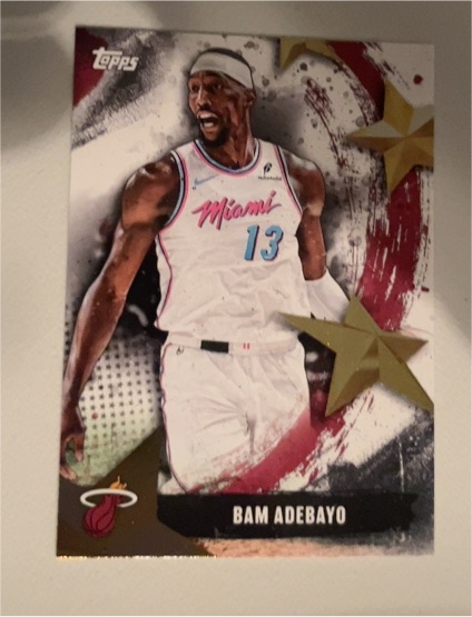 2025-26 Topps Stars of NBA #SA-26 Bam Adebayo — front