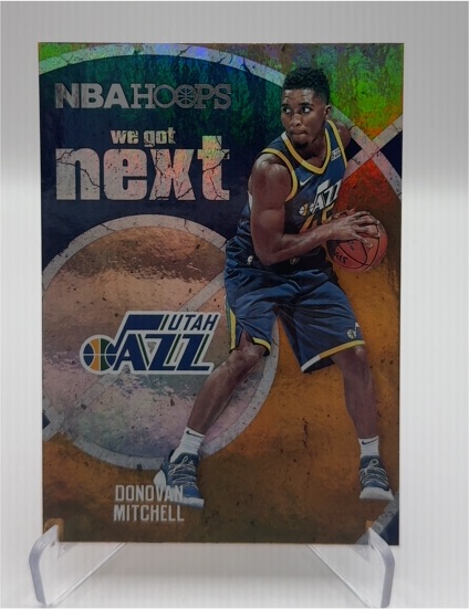 2017-18 Panini NBA Hoops #13 Donovan Mitchell — front