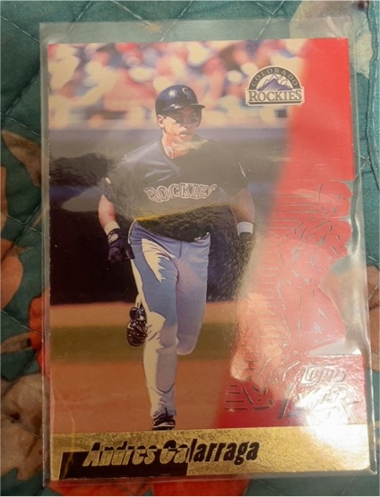 1996 Topps Laser #106 Andres Galarraga — front