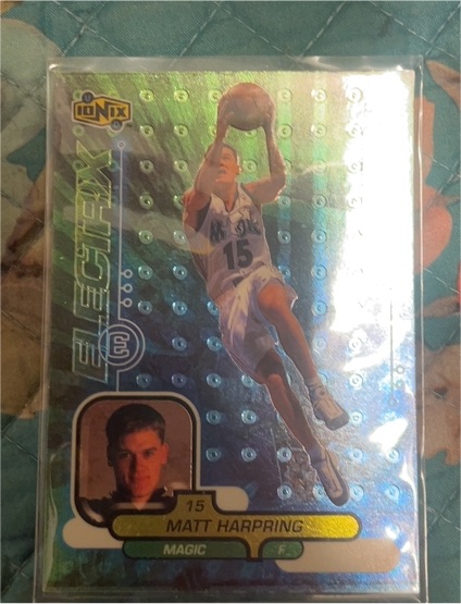 1998 Upper Deck Ionix #75 Matt Harpring — front