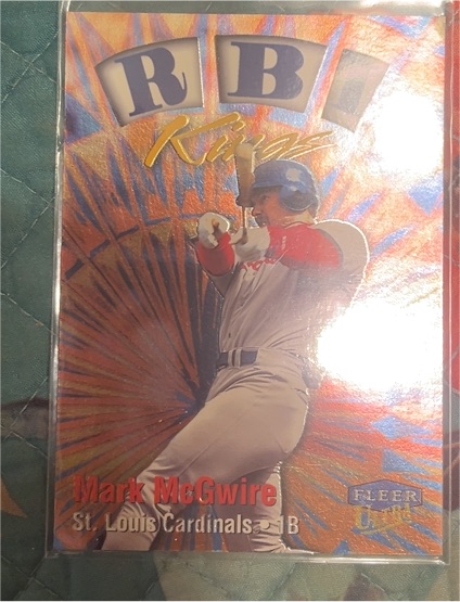 1999 Fleer Ultra RBI Kings #7RK Mark McGwire — front