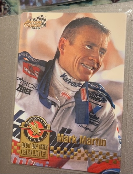 1995 Action Packed Stars #3 Mark Martin — front