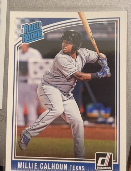 2018 Donruss #40 Willie Calhoun — front
