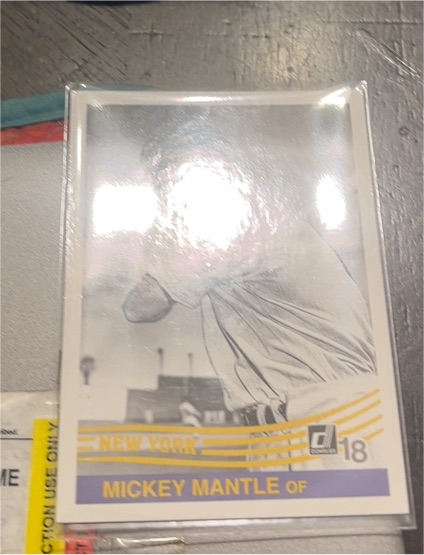 2018 Donruss #254 Mickey Mantle — front