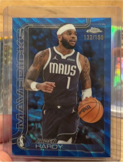 2025-26 Topps Chrome #60 Jaden Hardy — front