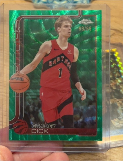 2025-26 Topps Chrome #214 Gradey Dick — front