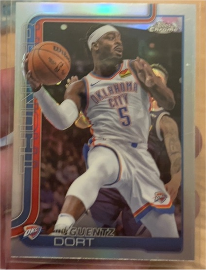 2025-26 Topps Chrome #177 Luguentz Dort — front