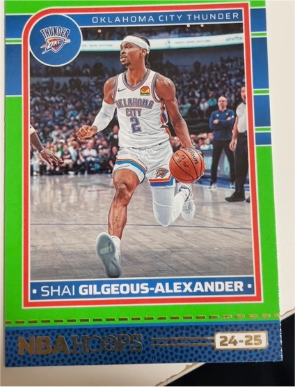 2024-25 Panini NBA Hoops #126 Shai Gilgeous-Alexander — front