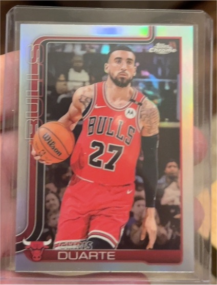 2025-26 Topps Chrome #83 Chris Duarte — front
