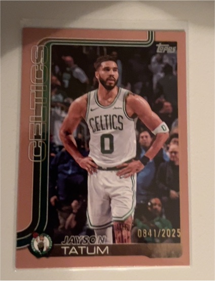 2025-26 Topps #1 Jayson Tatum — front