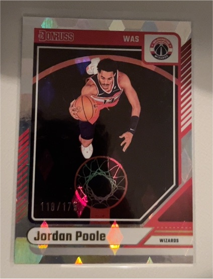 2024-25 Donruss #72 Jordan Poole — front